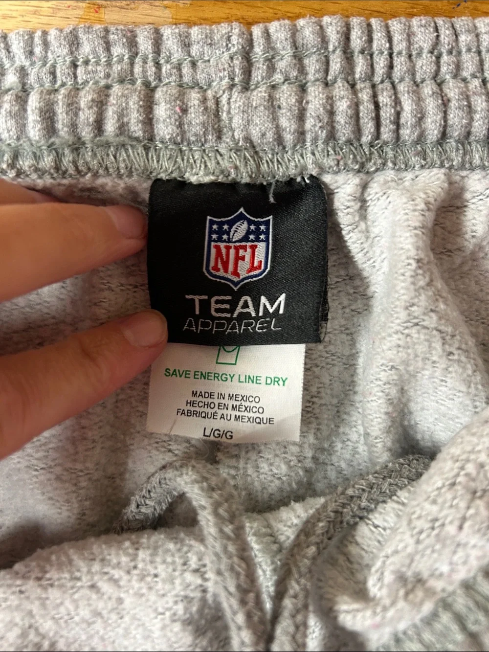 Gray Packers Graphic Sweatpants with Side Logo